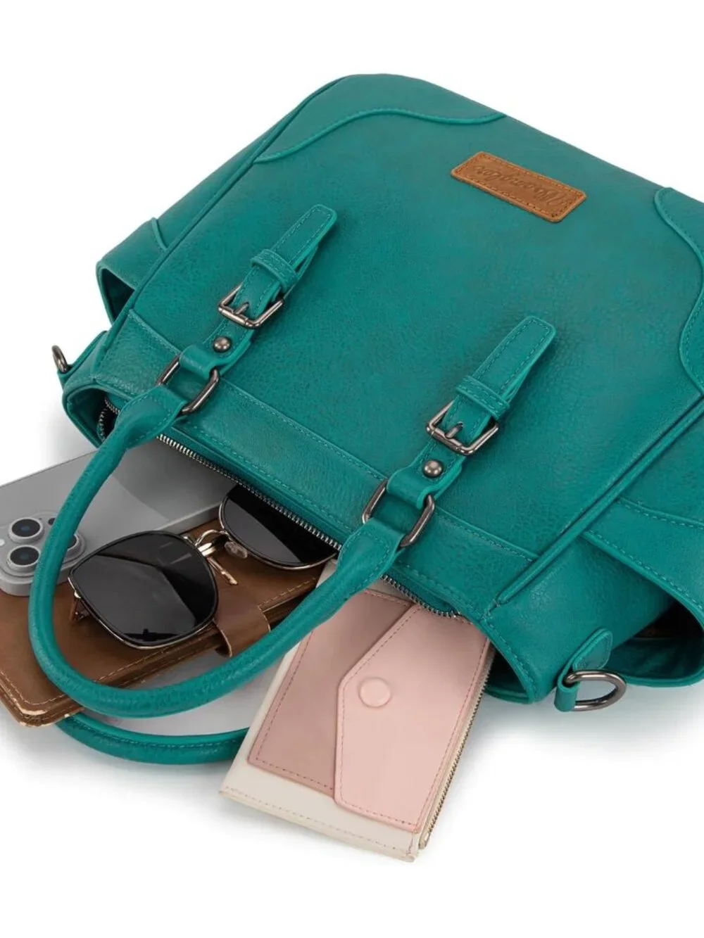 Wrangler Tote Bags for Women Crossbody Purses Designer Top Handle Handbags_4